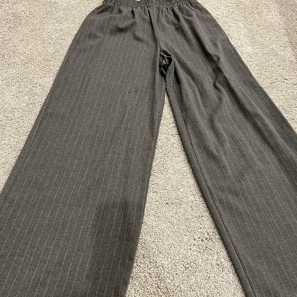 Zara Charcoal Pinstripe Vest and Pants Set - Picture 3 of 3